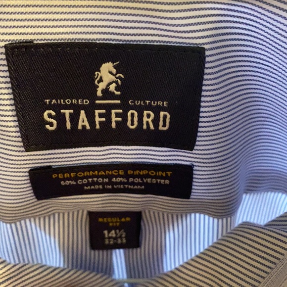 Bundle of Three Men’s Stafford Oxford Shirts! - Picture 4 of 10